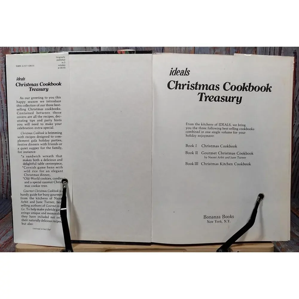 Ideals Christmas Cookbook Treasury by Bonanza‎ Books